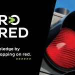 National Stop on Red Week social share X app graphic to take the Zero in on Red pledge by Verra Mobility.