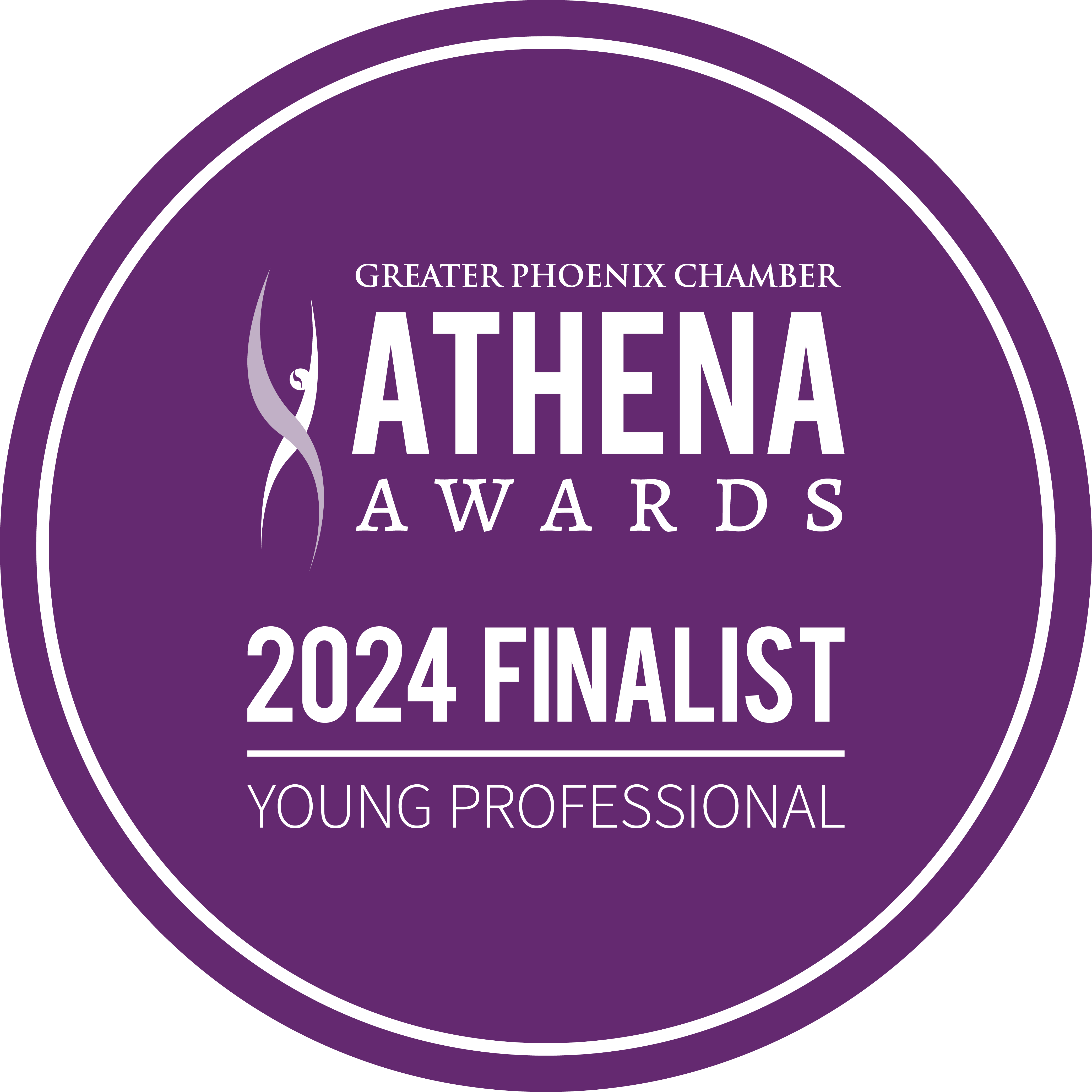 Logo for Athena Awards, 2024 Finalist